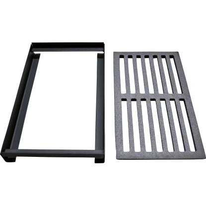 Gitterrost Mit Halter Für Kaminofen Granit 2 Gitterrost Mit Halter Für Kaminofen Granit – Bild 2