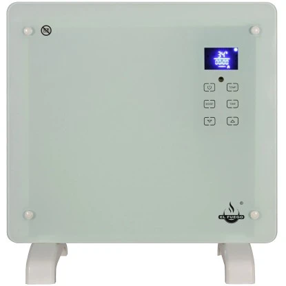 El Fuego Glaskonvektor 1000 W Weiß 3 El Fuego Glaskonvektor 1000 W Weiß – Bild 3