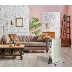 El Fuego Mobiler Elektro-Ölradiator 7 Rippen Weiß 23 El Fuego Mobiler Elektro-Ölradiator 7 Rippen Weiß -Duschmeister 109963 2240 12