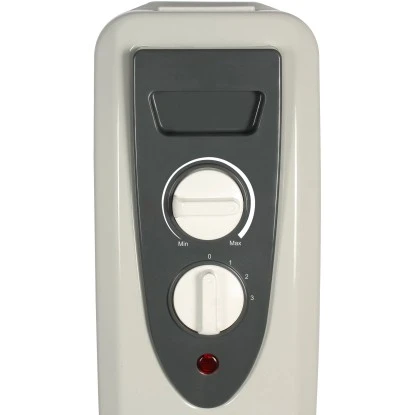 El Fuego Mobiler Elektro-Ölradiator 7 Rippen Weiß 5 El Fuego Mobiler Elektro-Ölradiator 7 Rippen Weiß – Bild 5