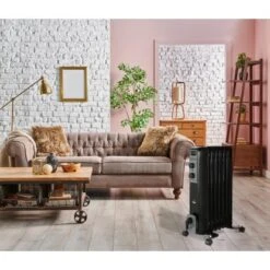 El Fuego Mobiler Elektro-Ölradiator 7 Rippen Schwarz 19 El Fuego Mobiler Elektro-Ölradiator 7 Rippen Schwarz -Duschmeister 109966 2240 10