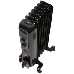 El Fuego Mobiler Elektro-Ölradiator 7 Rippen Schwarz 15 El Fuego Mobiler Elektro-Ölradiator 7 Rippen Schwarz -Duschmeister 109966 2240 6