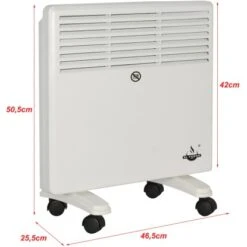 El Fuego Mobiler Heizkonvektor 1000 W 11 El Fuego Mobiler Heizkonvektor 1000 W -Duschmeister 109968 2240 3