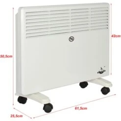 El Fuego Mobiler Heizkonvektor 1500 W 11 El Fuego Mobiler Heizkonvektor 1500 W -Duschmeister 109969 2240 3