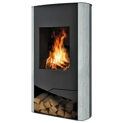 Wamsler Kaminofen N-Line Schwarz Mit Naturstein-Verkleidung 5 KW EEK: A+ 1 Wamsler Kaminofen N-Line Schwarz Mit Naturstein-Verkleidung 5 KW EEK: A+