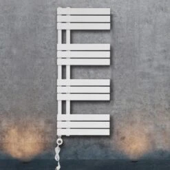 Elektrischer Badheizkörper Limburg 700 W Weiß 120 Cm X 50 Cm