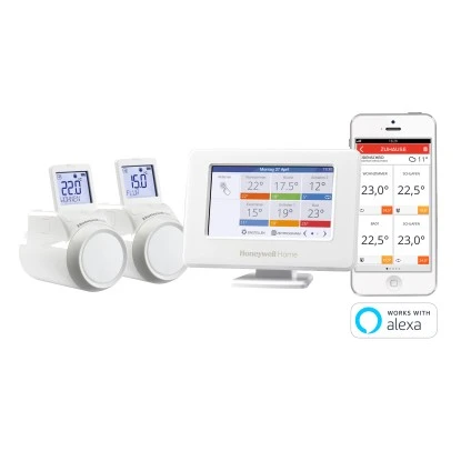 Honeywell Starter-Set Heizkörper-Thermostat Evohome THR99C3102 2 Honeywell Starter-Set Heizkörper-Thermostat Evohome THR99C3102 – Bild 2