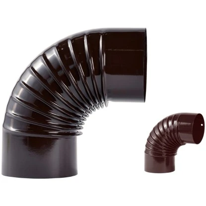 Bertrams Rippenbogen 90° Starr Ohne Putztür Emailliert Ø 120 Mm Braun 1 Bertrams Rippenbogen 90° Starr Ohne Putztür Emailliert Ø 120 Mm Braun