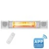 VASNER Appino BEATZZ Bluetooth Infrarot-Heizstrahler Mit Musik Box 2000 W Weiß
