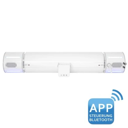 VASNER Appino BEATZZ Bluetooth Infrarot-Heizstrahler Mit Musik Box 2000 W Weiß 2 VASNER Appino BEATZZ Bluetooth Infrarot-Heizstrahler Mit Musik Box 2000 W Weiß – Bild 2