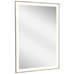 Vasner Spiegel-Infrarotheizung Zipris S LED 400 W Mit Licht Und Titan-Rahmen -Duschmeister 177544 4832 2