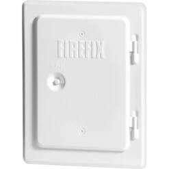 Firefix Kamintür Weiß Pulverbeschichtet