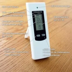Convecto Control Funk-Raumthermostat-Set FRT 070 10 Convecto Control Funk-Raumthermostat-Set FRT 070 -Duschmeister 243380 3652 4