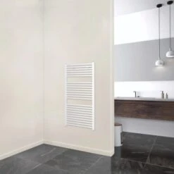 Schulte Design-Heizkörper Turbo Mit Anschluss Von Unten 627 W Alpinweiß -Duschmeister 297963 2053 2