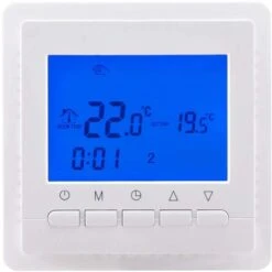 Perobe Temperaturregler Digital Für Elektrische Fußbodenheizungen 7 Perobe Temperaturregler Digital Für Elektrische Fußbodenheizungen -Duschmeister 3434 ReglermitUhrDigital 1