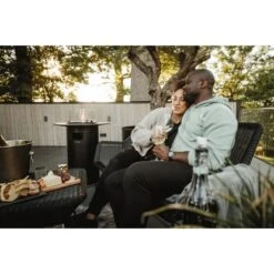 Enders Gas-Terrassenfeuer Nova Ø 36 Cm X 88 Cm Schwarz 5 Enders Gas-Terrassenfeuer Nova Ø 36 Cm X 88 Cm Schwarz -Duschmeister 4000591006906 3795 A 03