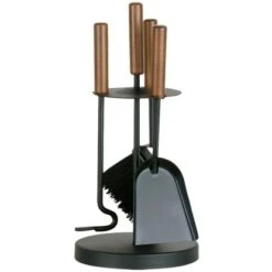 Firefix Kaminbesteck Stahl Klein 4-teilig Ø 18,5 Cm X 42 Cm
