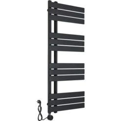 Elektrischer Badheizkörper Limburg 700W Schwarz 120x50 Cm 7 Elektrischer Badheizkörper Limburg 700W Schwarz 120x50 Cm -Duschmeister 4048121195805 S02 180121 L