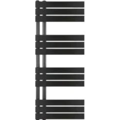 Badheizkörper Limburg 486W Schwarz 120x50 Cm
