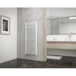 Schulte ExpressPlus Design-Heizkörper Miami Anschluss Unten 643W HxB 121,5x50cm -Duschmeister 4060991038228