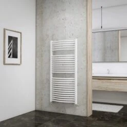 Schulte Design-Heizkörper Olympia Anschluss Unten 121,5 Cm X 60 Cm Alpinweiß