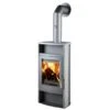 Thorma Kaminofen Alvesta Stahl Speckstein Eisengrau 8 KW