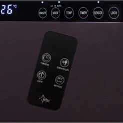 Suntec PTC-Heizelement Heat Screen 1800 Chocolate Für Räume Bis 45 M³ -Duschmeister 6102917 1599 04