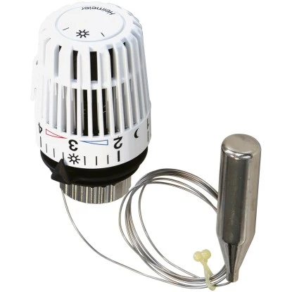 Heimeier Thermostat-Kopf K Mit Fernfühler Weiß 1 Heimeier Thermostat-Kopf K Mit Fernfühler Weiß
