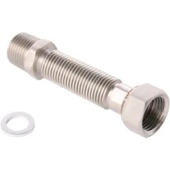 Sanitop-Wingenroth Edelstahl Flexrohr 13 Mm (1/2") 200 Mm - 410 Mm