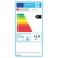 La Nordica Kaminofen Isotta Gusseisen Schwarz 11,9 KW EEK: A+ 6 La Nordica Kaminofen Isotta Gusseisen Schwarz 11,9 KW EEK: A+ -Duschmeister 734137 1009 label