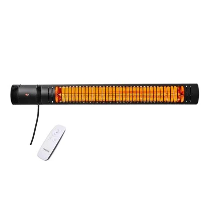 VASNER SlimLine X20 Infrarot-Heizstrahler 2000 Watt Mit Fernbedienung Schwarz 2 VASNER SlimLine X20 Infrarot-Heizstrahler 2000 Watt Mit Fernbedienung Schwarz – Bild 2