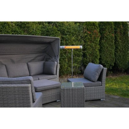 VASNER SlimLine X20 Infrarot-Heizstrahler 2000 Watt Mit Fernbedienung Silber 7 VASNER SlimLine X20 Infrarot-Heizstrahler 2000 Watt Mit Fernbedienung Silber – Bild 7