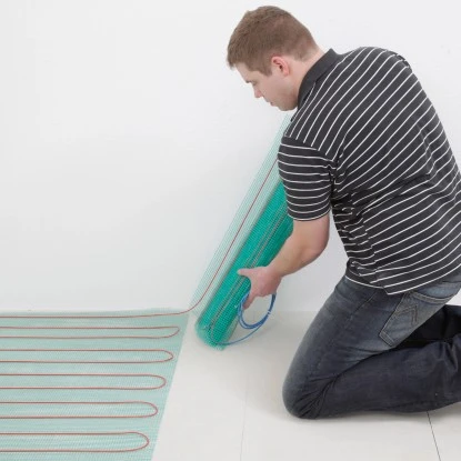 Perobe Elektrische Fußbodentemperierung 230 Volt Heizmatte 0,5 M² 3 Perobe Elektrische Fußbodentemperierung 230 Volt Heizmatte 0,5 M² – Bild 3