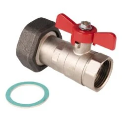 Sanitop-Wingenroth Pumpen-Kugelhahn Mit Kraftbremse 1 X 38 Mm 1 1/2" -Duschmeister 7639636 3711 274173 2