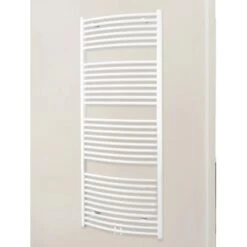 Schulte Design-Heizkörper Europa Mit Mittelanschluss 910 W Alpinweiß