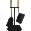 Kaminbesteck Schwarz 20 Cm X 67,5 Cm X 21,5 Cm