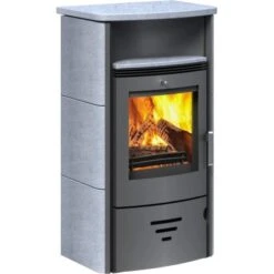 Accente Kaminofen Turin 2.0 Naturstein 6 KW Grau Mit Automatik EEK: A 10 Accente Kaminofen Turin 2.0 Naturstein 6 KW Grau Mit Automatik EEK: A -Duschmeister 81 TURINGTS11FA 2881 Bild2