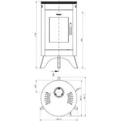 Wamsler Kaminofen City Rot 7 KW EEK: A+ 6 Wamsler Kaminofen City Rot 7 KW EEK: A+ -Duschmeister 8483976 4432 9