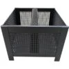 Lienbacher Pelletsbrennkorb Schwarz Beschichtet Eckig