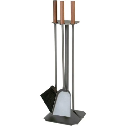 Lienbacher Kamingarnitur 3-teilig Anthrazit Beschichtet 1 Lienbacher Kamingarnitur 3-teilig Anthrazit Beschichtet