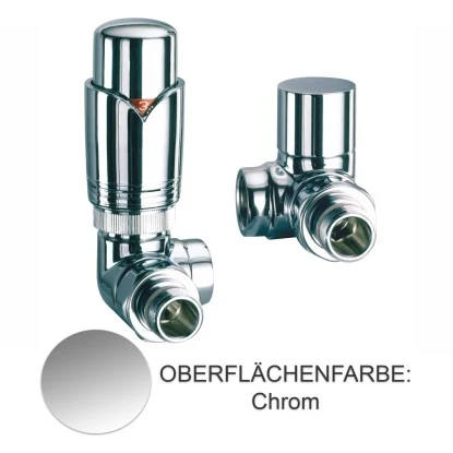 Nordholm Design-Armaturen Set VE-10 Winkel-Eck Links Chrom 1 Nordholm Design-Armaturen Set VE-10 Winkel-Eck Links Chrom