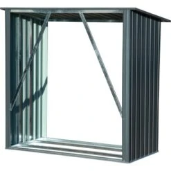 Dobar Kaminholzregal Madera Metall Grau 163 Cm X 83 Cm X 154 Cm 9 Dobar Kaminholzregal Madera Metall Grau 163 Cm X 83 Cm X 154 Cm -Duschmeister 859472 4637 3