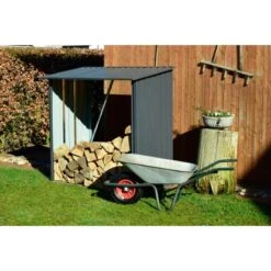 Dobar Kaminholzregal Madera Metall Grau 163 Cm X 83 Cm X 154 Cm 11 Dobar Kaminholzregal Madera Metall Grau 163 Cm X 83 Cm X 154 Cm -Duschmeister 859472 4637 5