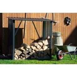 Dobar Kaminholzregal Madera Metall Grau 163 Cm X 83 Cm X 154 Cm 12 Dobar Kaminholzregal Madera Metall Grau 163 Cm X 83 Cm X 154 Cm -Duschmeister 859472 4637 6