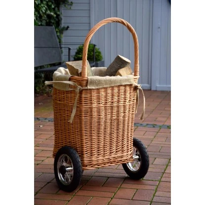 Dobar Kaminholzwagen Aus Weide Mit Metallrädern & Reifen 44 Cm X 43 Cm X 93 Cm 9 Dobar Kaminholzwagen Aus Weide Mit Metallrädern & Reifen 44 Cm X 43 Cm X 93 Cm – Bild 9