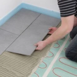 Perobe Elektrische Fußbodentemperierung 230 Volt Heizmatte 10 M² -Duschmeister 889930 3434 05