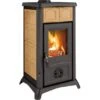Firefix Kaminofen Gemma Kachel Cappuccino 6 KW EEK: A+