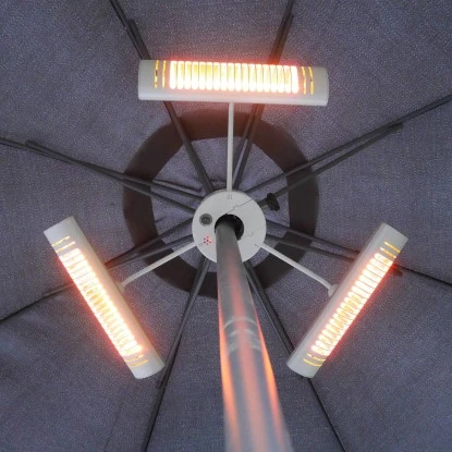 Vasner Schirm-Heizstrahler Umbrella X30 3 Stk. Für Stangen-Ø 20 - 55 Mm Silber 5 Vasner Schirm-Heizstrahler Umbrella X30 3 Stk. Für Stangen-Ø 20 - 55 Mm Silber – Bild 5