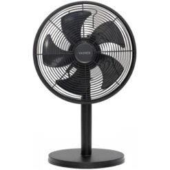 Vasner Tischventilator Ventury T Metall Mit 3 Windstufen Schwarz