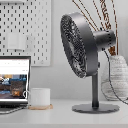 Vasner Tischventilator Ventury T Metall Mit 3 Windstufen Schwarz 2 Vasner Tischventilator Ventury T Metall Mit 3 Windstufen Schwarz – Bild 2
